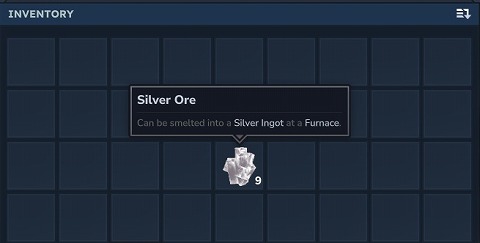 HYTALEのSilver Ore銀鉱石