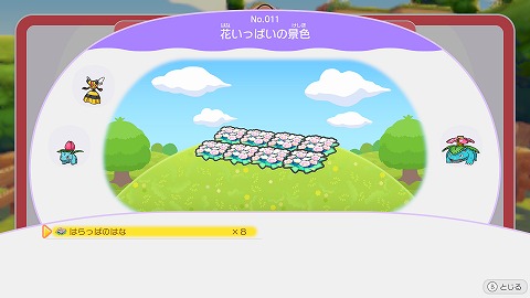 花いっぱいの景色