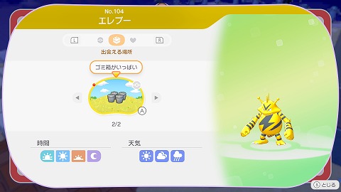 エレブー生息地