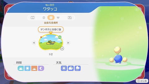 ワタッコ生息地