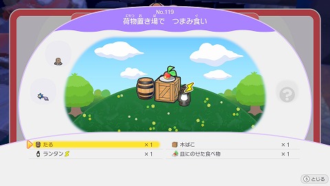 荷物置き場でつまみ食いの作り方