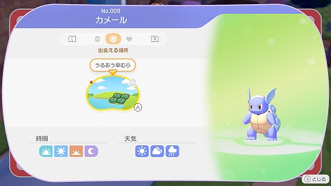 カメール生息地