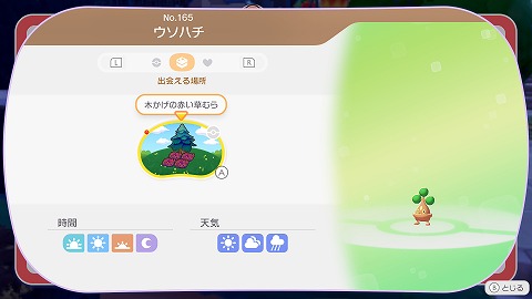 ウソハチ生息地