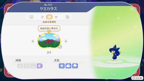 ヤミカラスの生息地