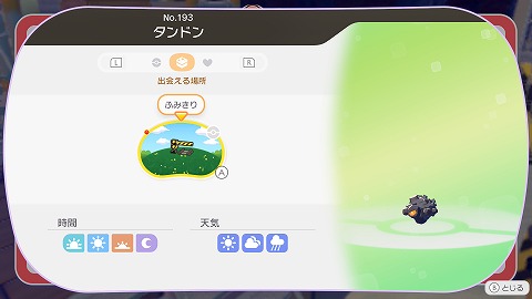 タンドン生息地