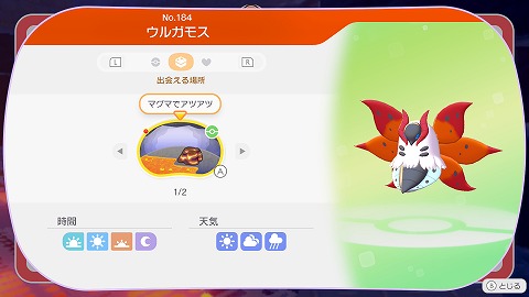 ウルガモスの生息地