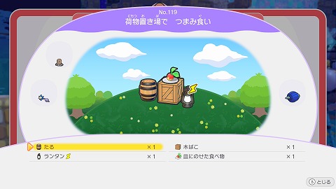 荷物置き場でつまみ食い作り方