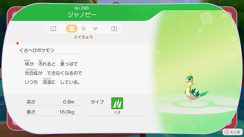 ぽこあポケモンジャノビー