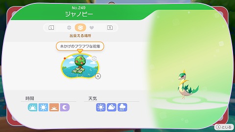 ジャノビーの生息地