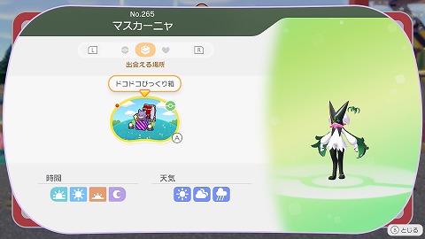 マスカーニャの生息地