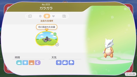 ガラガラ生息地