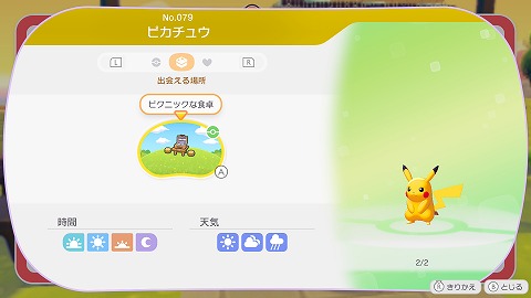 ピカチュウ生息地