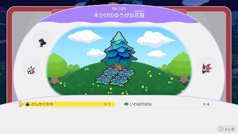 木かげのゆうがな花畑の作り方